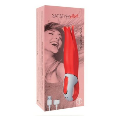 Δονητής Satisfyer Power Flower Κόκκινο