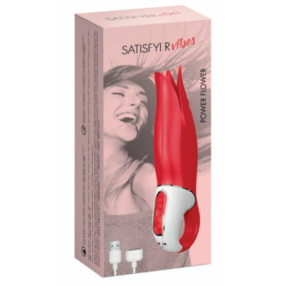 Δονητής Satisfyer Power Flower Κόκκινο