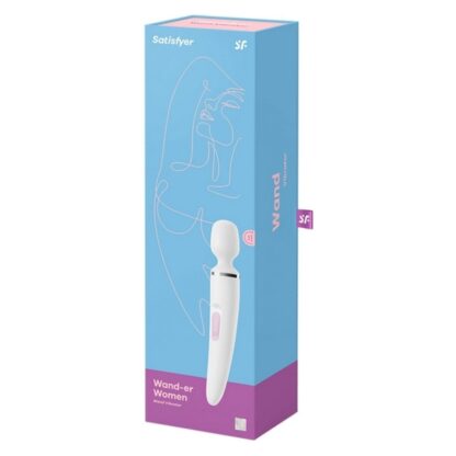 Δονητής σημείου G Satisfyer Wand-er Woman Λευκό