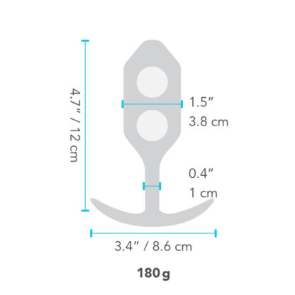Πρωκτικό Plug B-Vibe 96755 Μπλε