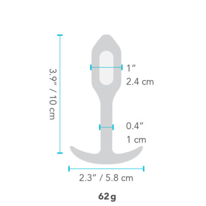 Πρωκτικό Plug B-Vibe Vibrating Snug Πορτοκαλί