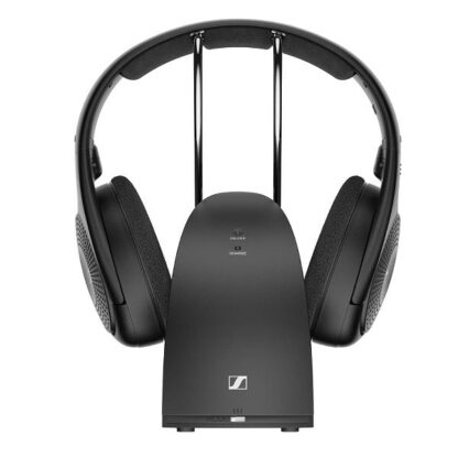 Sennheiser RS 120-W Ασύρματα / Ενσύρματα On Ear Ακουστικά Τηλεόρασης με 20 ώρες Λειτουργίας Μαύρα S07SE00496
