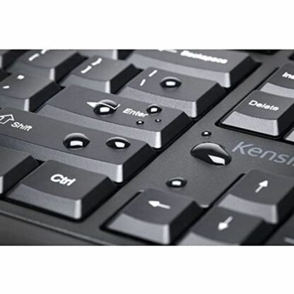 Ασύρματο Πληκτρολόγιο και Ποντίκι Kensington K75230ES Μαύρο Ισπανικά Πληκτρολόγιο Qwerty QWERTY