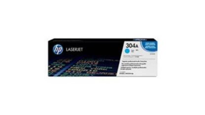 304a HP Color LaserJet CC531A Cyan Print Cartridge with ColorSphere Toner