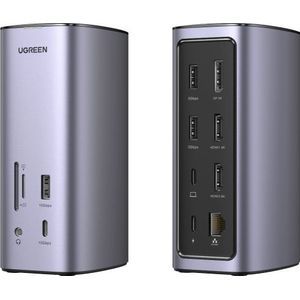 Alogic 100W USB-C DX3 Triple 4K Display Docking Station Space Gr