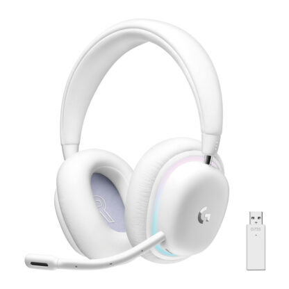 Logitech G735 Ασύρματο Over Ear Gaming Headset με σύνδεση 3.5mm / Bluetooth Λευκό