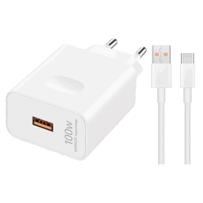 Honor Φορτιστής Χωρίς Καλώδιο με Θύρα USB-A 100W SuperCharge Λευκός (SuperCharge)