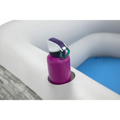 Φουσκωτή Πισίνα Bestway Γκρι 213 x 206 x 53 cm