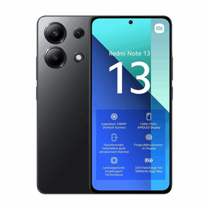 Xiaomi Redmi Note 13 4G NFC Dual SIM (8GB/128GB) Midnight Black