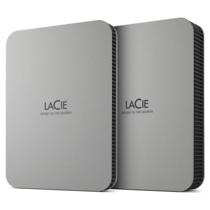 Lacie Mobile Drive USB 3.2 / USB-C Εξωτερικός HDD 4TB 2.5" Moon Silver