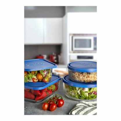 Κυτίο Γεύματος Borgonovo Igloo Μπλε 2,2 L (x6) (Ø 22cm)