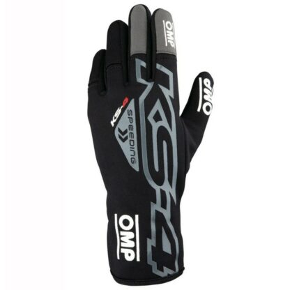Kids Karting Gloves OMP KS-4 Μαύρο 5