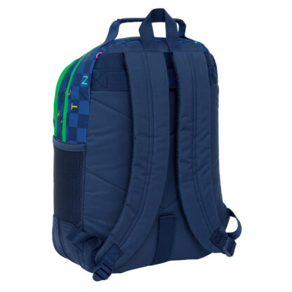 Σχολική Τσάντα Benetton Damero Ναυτικό Μπλε 32 x 42 x 15 cm