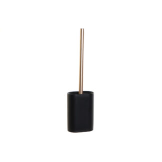 Βούρτσα Τουαλέτας DKD Home Decor 11 X 11 X 36,5 CM Τσιμέντο τερακότα Ανοξείδωτο ατσάλι