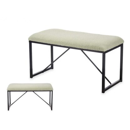 Παγκάκι Gift Decor TR23063-3 Πράσινο Μέταλλο Ύφασμα 81 x 42 x 38 cm