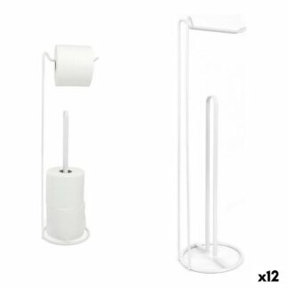 Βούρτσα Τουαλέτας Berilo CN-W3100-15 Μαύρο Χάλυβας ABS 10 x 36 x 10 cm (12 Μονάδες)
