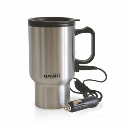 Φλιτζάνι Θέρμο με Καπάκι Basic Home Ασημί 400 ml 0,4 l Ηλεκτρικό (12 Μονάδες)