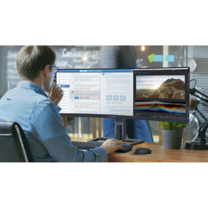 Philips 45B1U6900C VA HDR Curved Monitor 44.5" 5120x1440 με Χρόνο Απόκρισης 4ms GTG