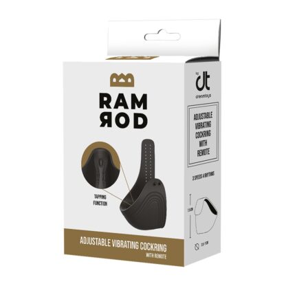 Δαχτυλίδι Πέους Πακέτο Dream Toys Ramrod Μαύρο