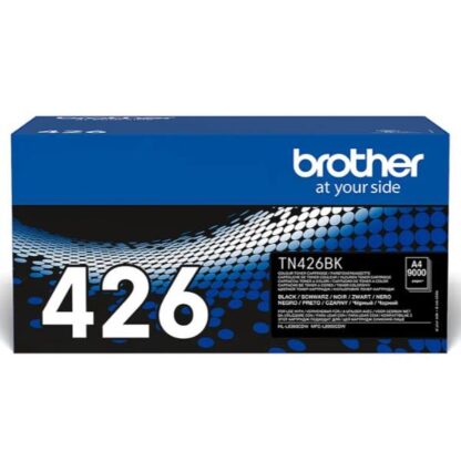 Brother TN-426BK Γνήσιο Toner Laser Εκτυπωτή Μαύρο High Capacity 9000 Σελίδων (TN-426BK)