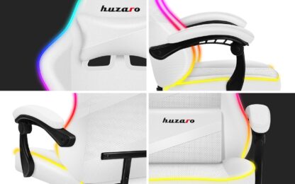 Gaming chair - Huzaro Force 4.4 RGB White