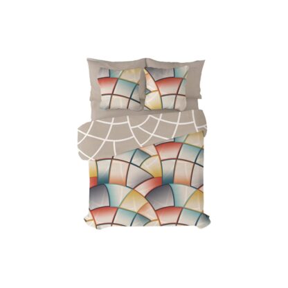 Κάλυψη παπλώματος Pierre Cardin Lucas Καφέ 144 Νήματα 240 x 230 cm