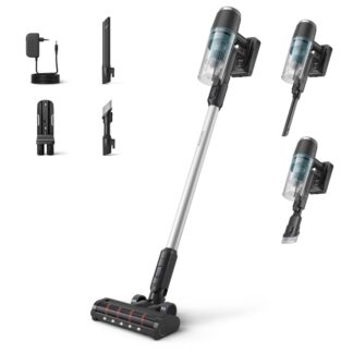 Philips 3000 series XC3031 Stick vacuum Battery Dry Bagless Black  Blue