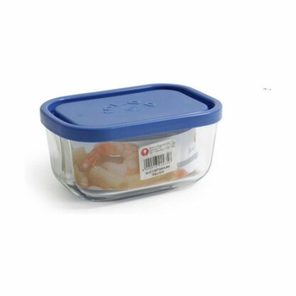 Κυτίο Γεύματος Borgonovo Μπλε Ορθογώνιο 400 ml 13,5 x 9,5 x 6,5 cm (12 Μονάδες)