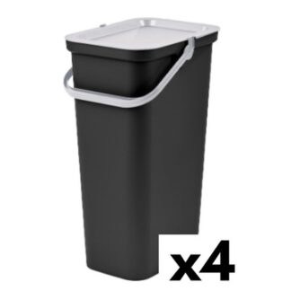 Κάδος Απορριμμάτων Stefanplast 30134 Μπεζ Πλαστική ύλη 6 L (x6)