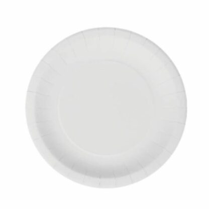 Σετ πιάτων Algon Αναλώσιμα Λευκό Χαρτόνι 20 cm (x10)