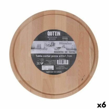Σανίδα σερβιρίσματος Quttin Στρογγυλή Ø 33 x 1,7 cm (x6)
