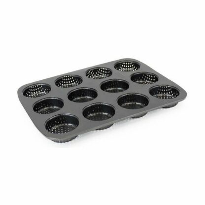 Φόρμα για μίνι τάρτες Quttin 29 x 22 x 2,2 cm Διάτρητο 8 Μονάδες