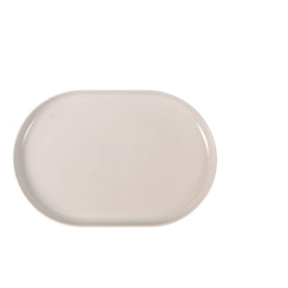 Δίσκος για σνακ La Mediterránea Ivory Οβάλ 30 x 20 x 2,5 cm (12 Μονάδες)