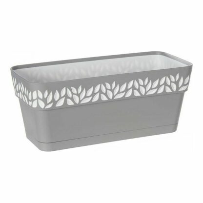Κηπουρός Stefanplast Cloe Λευκό Γκρι Πλαστική ύλη 13,3 x 12,3 x 29,3 cm (12 Μονάδες)