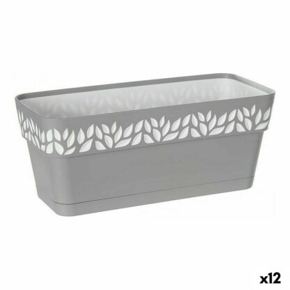 Κηπουρός Stefanplast Cloe Λευκό Γκρι Πλαστική ύλη 13,3 x 12,3 x 29,3 cm (12 Μονάδες)