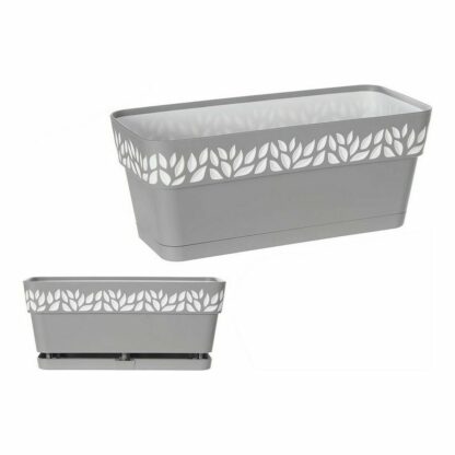 Κηπουρός Stefanplast Cloe Λευκό Γκρι Πλαστική ύλη 13,3 x 12,3 x 29,3 cm (12 Μονάδες)