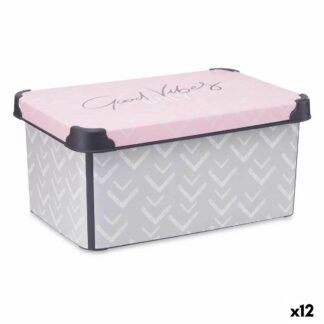 Καλάθι Πολλαπλών Χρήσεων Confortime Λευκό 33 x 23,5 x 15,4 cm (12 Μονάδες)