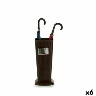 Καλάθι Kipit A3-6930A9 Μαύρο Ύφασμα 2,4 L 20 x 8 x 24 cm Πλεγμένο (24 Μονάδες)