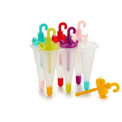 Φόρμες Σιλικόνης για Cupcakes Leknes CN71546-1 πολυπροπυλένιο 11 x 16,5 x 16 cm Ομπρέλα (24 Μονάδες)