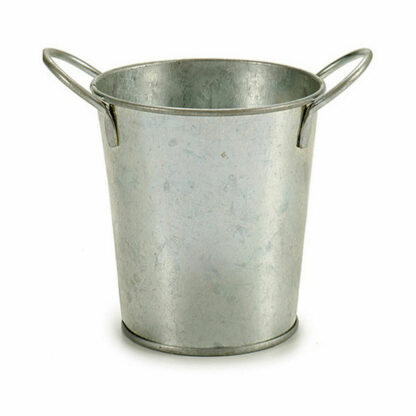 Γλάστρα Ibergarden A52000-B Ασημί Ψευδάργυρος Κύβος 16 x 12 x 11 cm (72 Μονάδες)