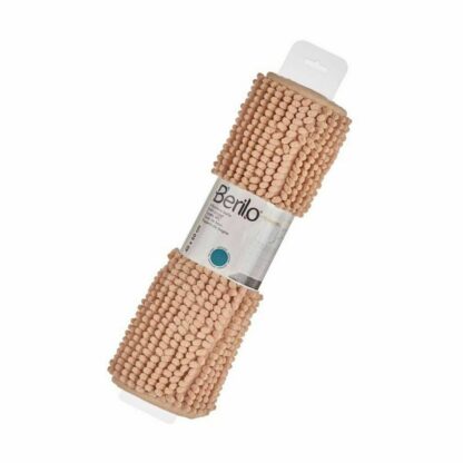 Χαλάκι μπάνιου Berilo MB/5 Κρεμ 60 x 40 x 2 cm (12 Μονάδες)