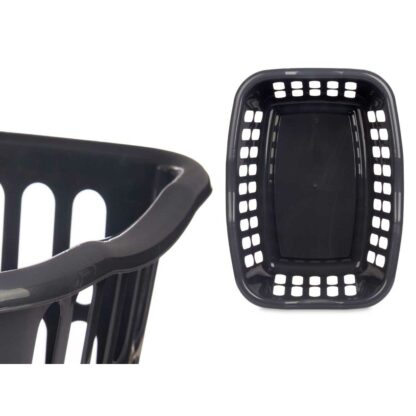 Καλάθι Kipit 8067-A Ανθρακί πολυπροπυλένιο 50 L 58 x 24 x 42 cm (12 Μονάδες)
