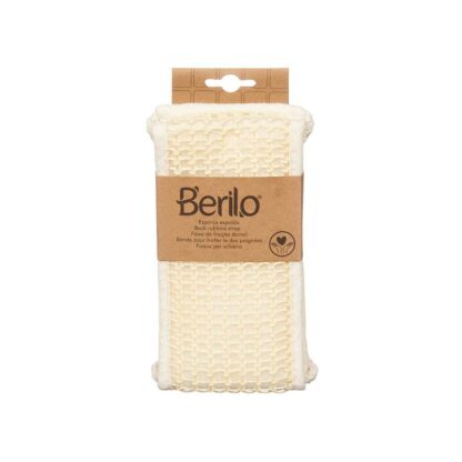Σφουγγάρι Σώματος Berilo B7083-16 Λευκό 20 x 3 x 11 cm Με λαβές (24 Μονάδες)