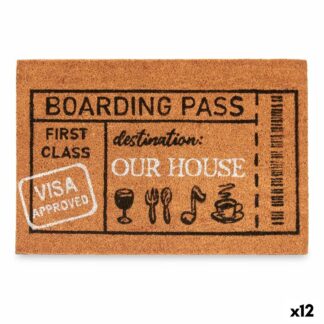 Πατάκι Boarding Pass Φυσικό 60 x 1 x 40 cm (12 Μονάδες)