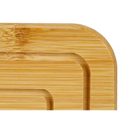 Σουπλά Kinvara 896 Φυσικό Bamboo Τετράγωνο 19 x 1 x 19 cm (24 Μονάδες)