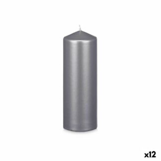 Κερί Acorde 92541 Ασημί 7 x 20 x 7 cm (12 Μονάδες)