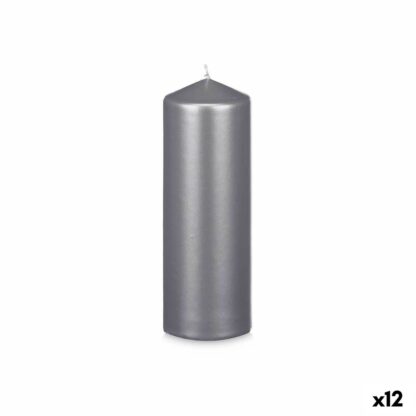 Κερί Acorde 92541 Ασημί 7 x 20 x 7 cm (12 Μονάδες)