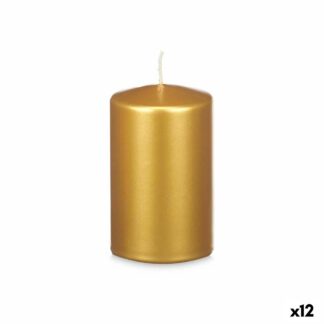 Κερί Acorde 92544 Χρυσό 9 x 15 x 9 cm (12 Μονάδες)