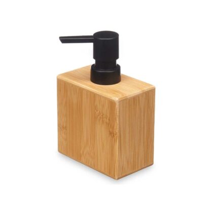 Διανομέας Σαπουνιού Berilo 15342 Μαύρο Bamboo Πλαστική ύλη 9,7 x 15 x 5,8 cm (12 Μονάδες)