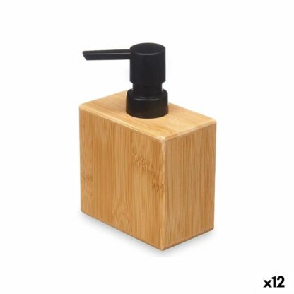 Διανομέας Σαπουνιού Berilo 15342 Μαύρο Bamboo Πλαστική ύλη 9,7 x 15 x 5,8 cm (12 Μονάδες)